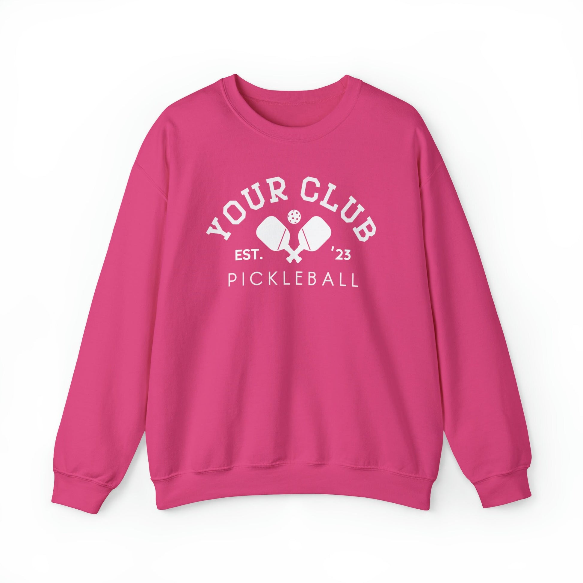 Personalized pickleball club sweatshirt, pickleball team sweat shirt, pickleball gift, pickleball sweatshirts