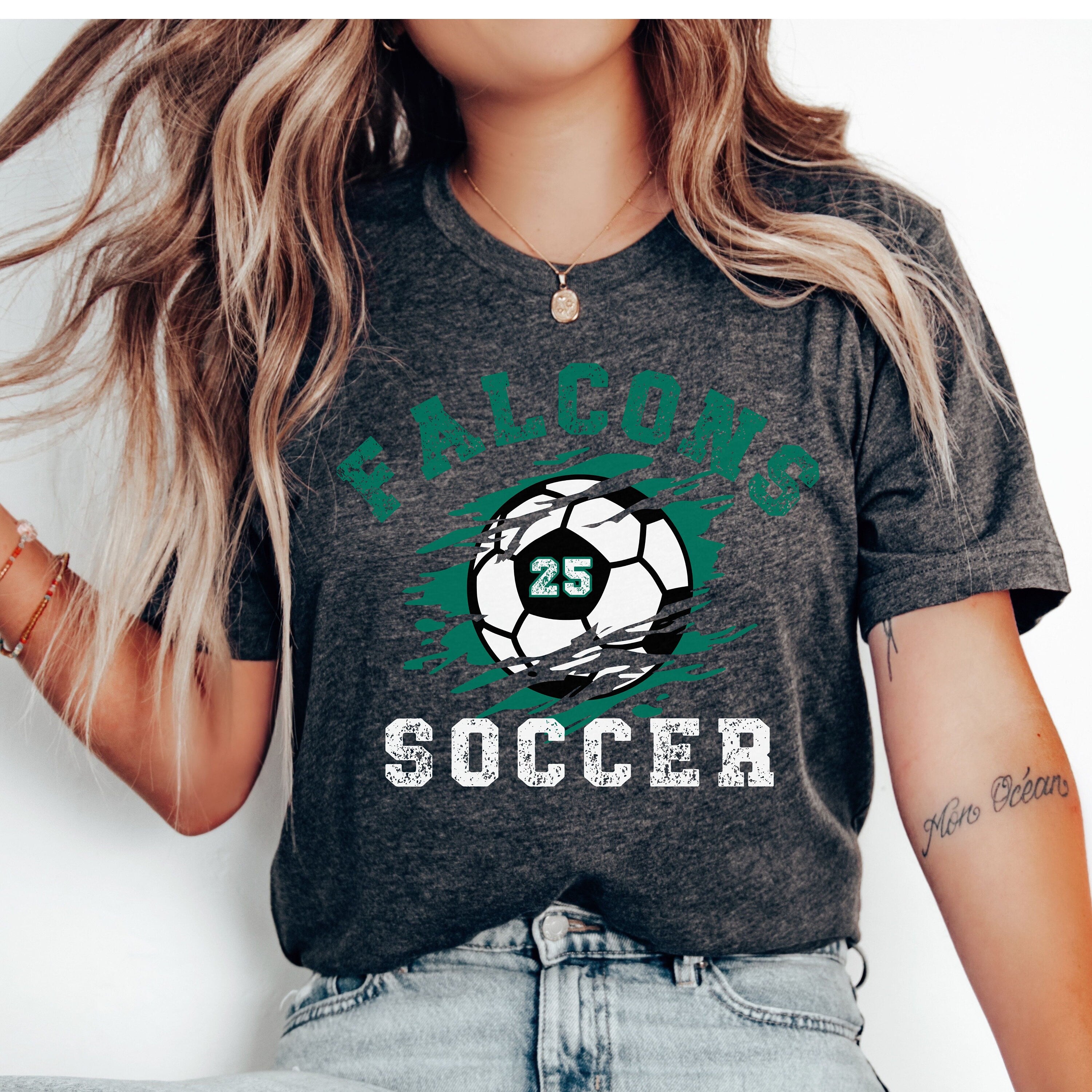 Custom Soccer Shirt, Personalized Soccer Mom Shirt, Soccer Fan Shirt, Soccer Number Shirt, Custom Soccer Team Shirt