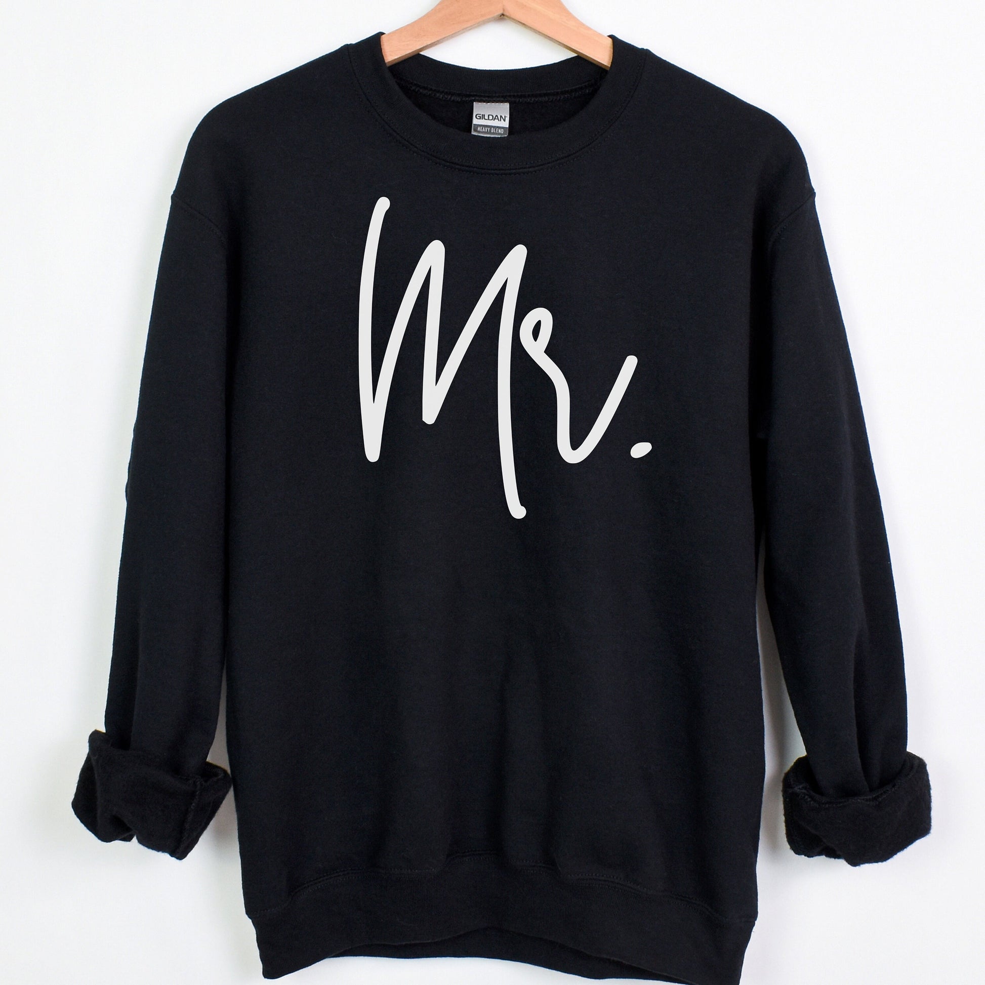 Custom Mr and Mrs Sweatshirts, Matching Bride and Groom Sweatshirt, Mrs Last Name Sweatshirt, Bride and Groom Personalized Sweatshirt 2M