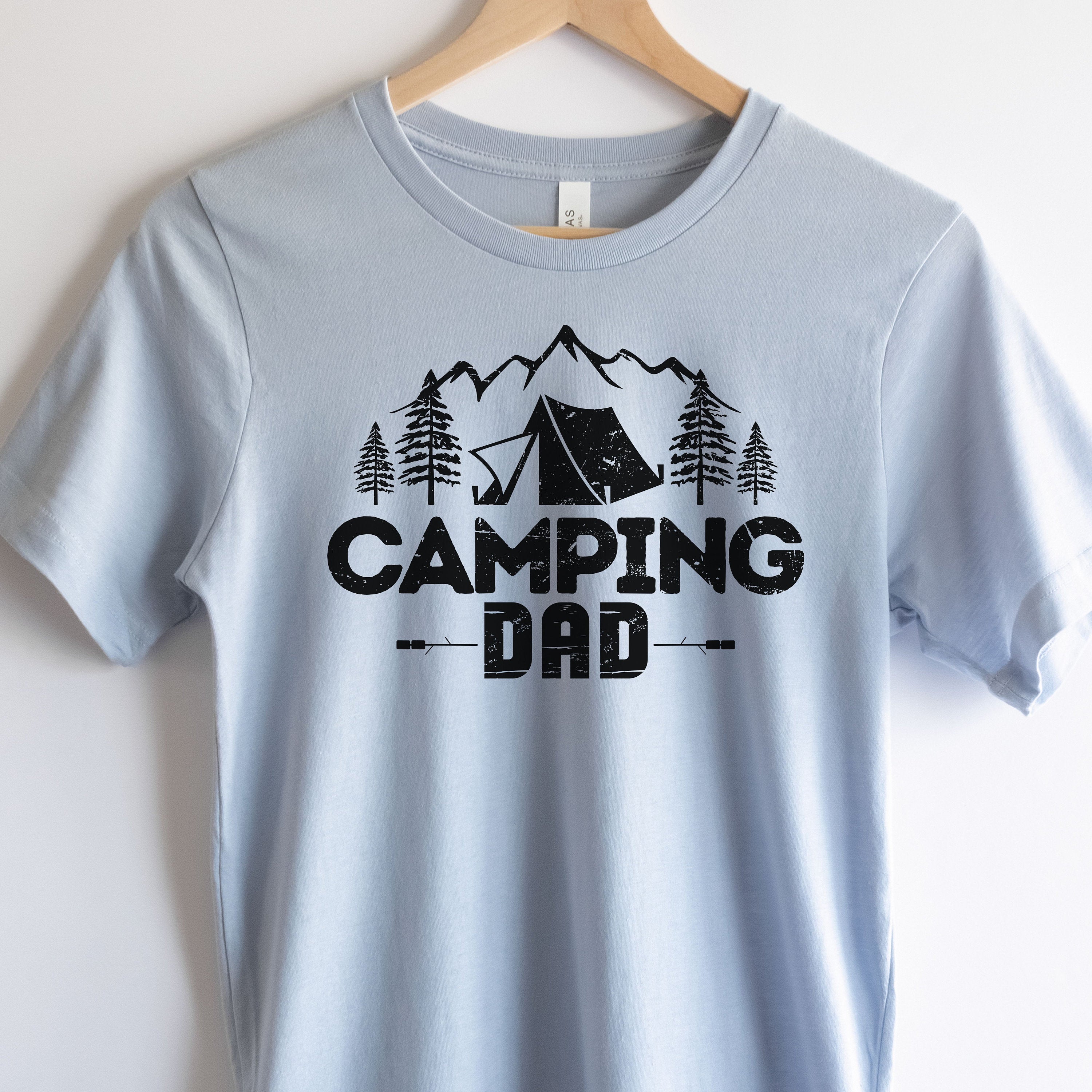 Dad Camping shirt, dad camp t-shirt, cool camp dad shirt, camping shirts for dad, fun Camping Dad gift, mens camping shirt