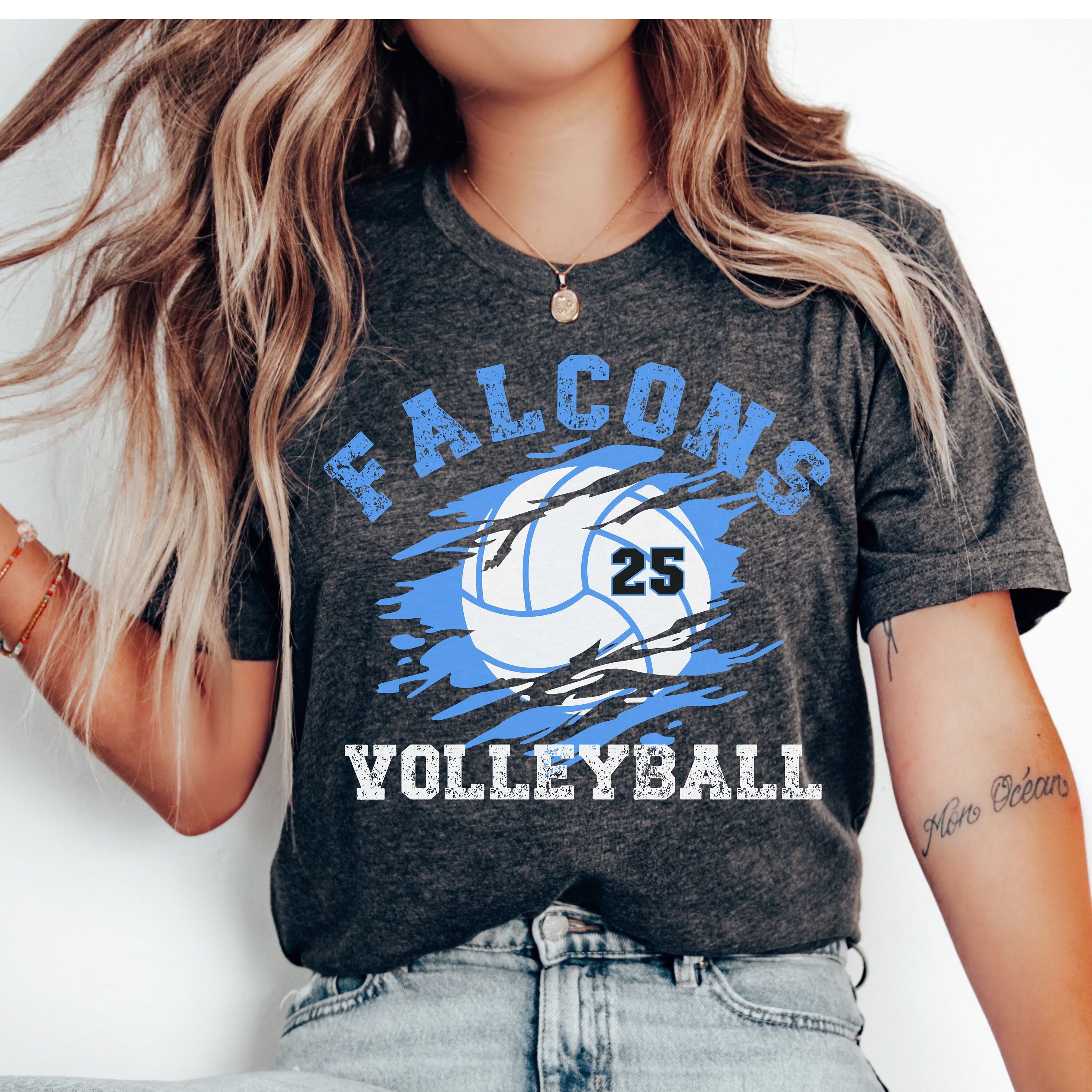 Personalized Volleyball Mom Shirt, Volleyball Name Shirt, Custom Volleyball Team Shirt, Volleyball Team Gift