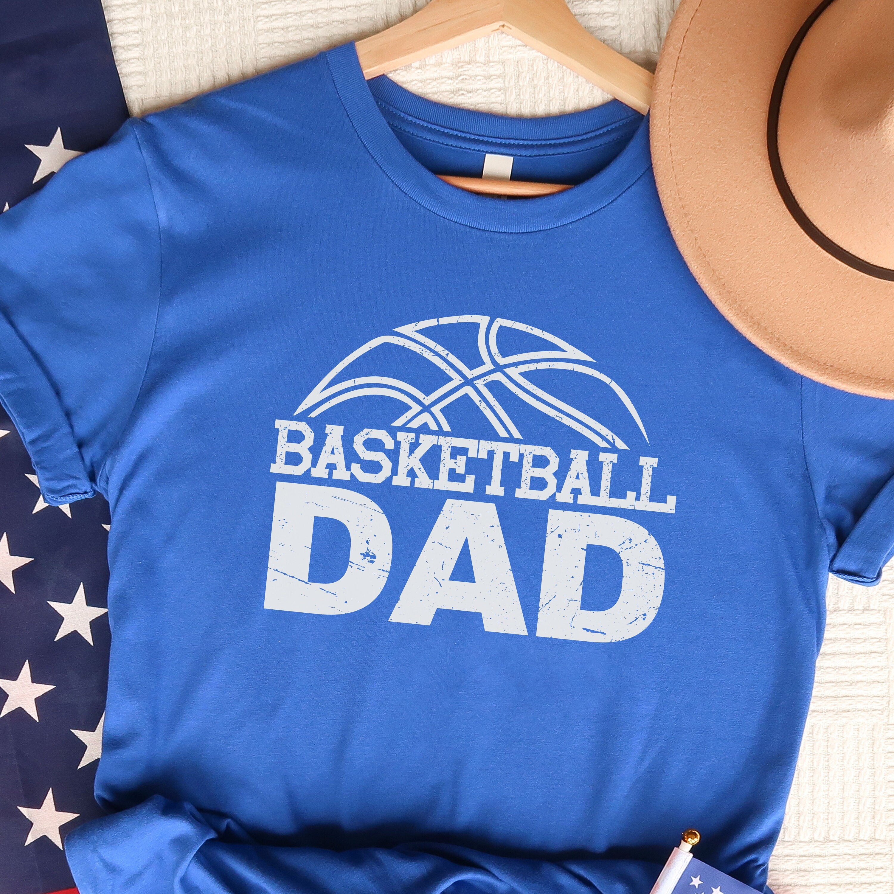 Dad Basketball Shirt, Basketball dad t shirt, Love Basketball tee, cool basketball shirt, proud basketball dad t-shirt, Red Basketball Shirt