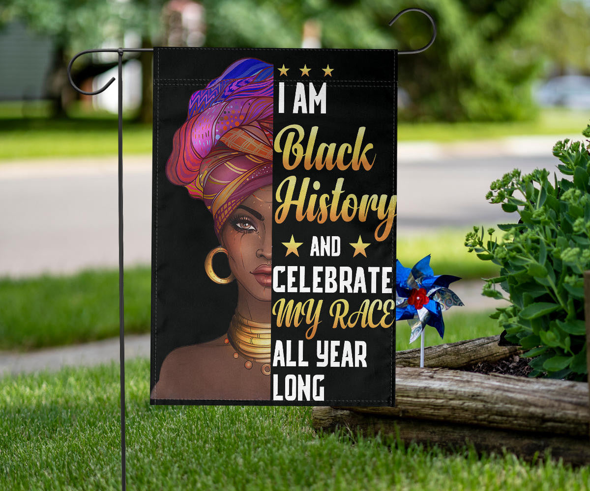 Black History Month Flag I Am Black History Women African American History Month Pride