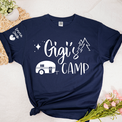 Gigi's Personalized Camper Life Tee for Grandmas