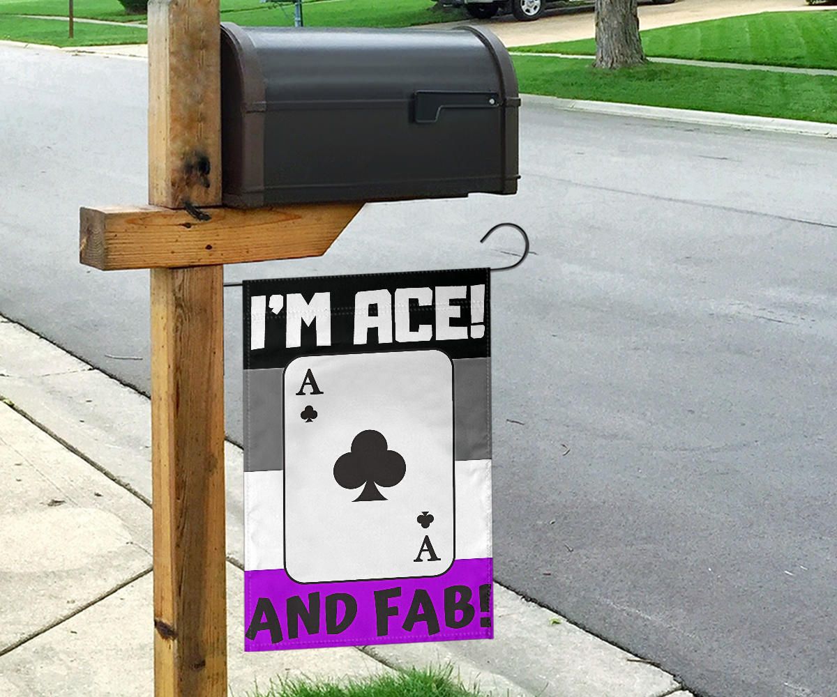 Asexual Flag I'm Ace And Fab International Asexuality Day Ace Flag LGBT Pride Parade