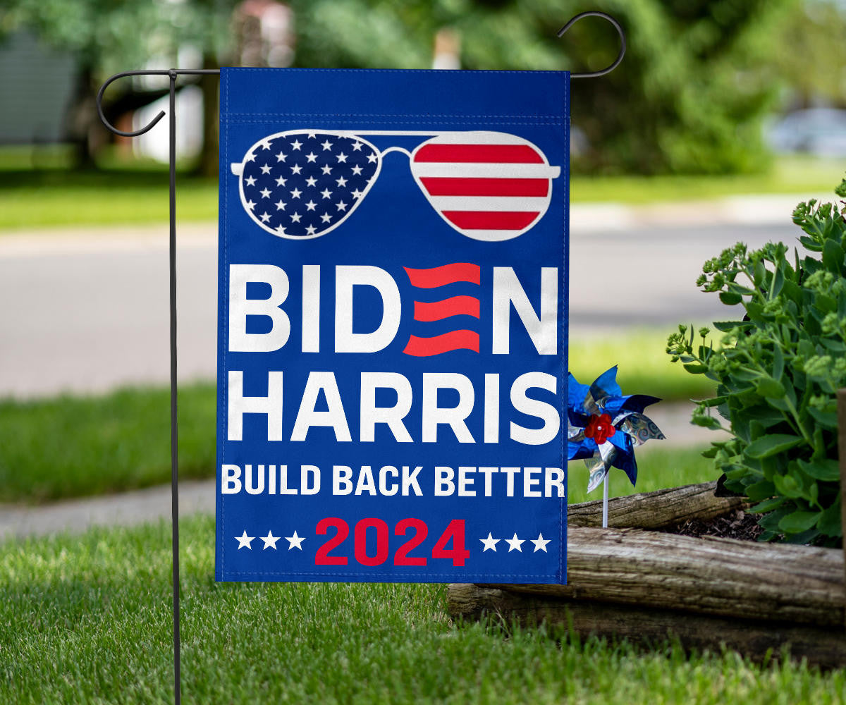 Biden Harris Build Back Better 2024 Flag Vote Biden For President 2024 Flag