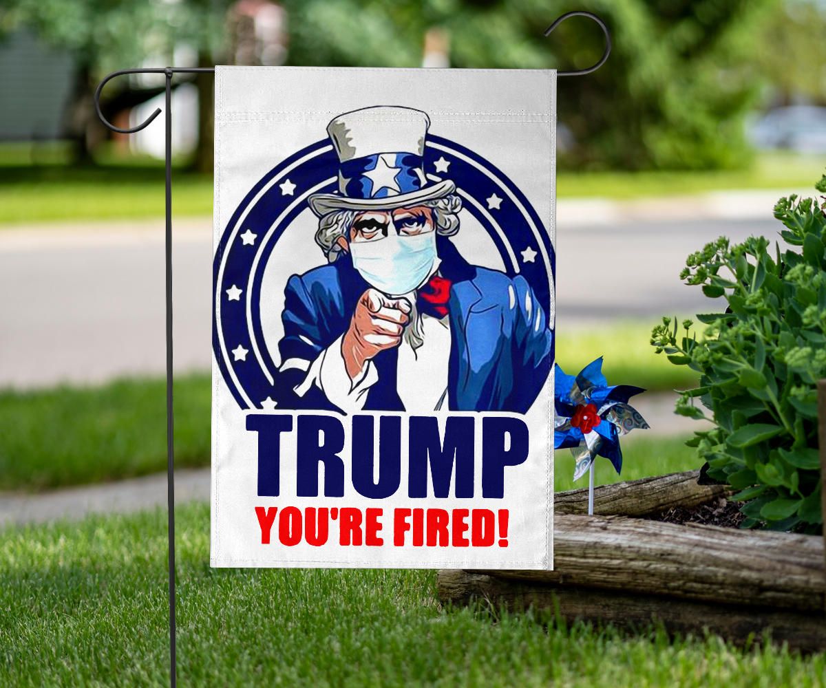 Trump You're Fired Flag Anti Trump Flag Funny Anti Trump Meme Merch Biden Won Trump Lost