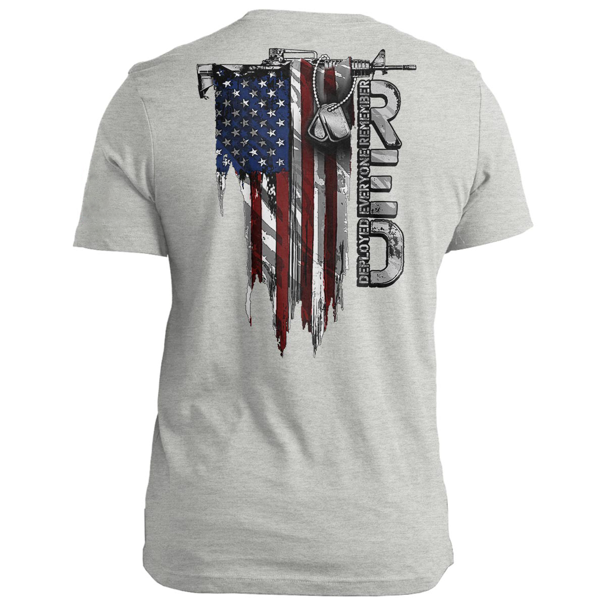 R.E.D. Distressed Flag Color Unisex Shirts