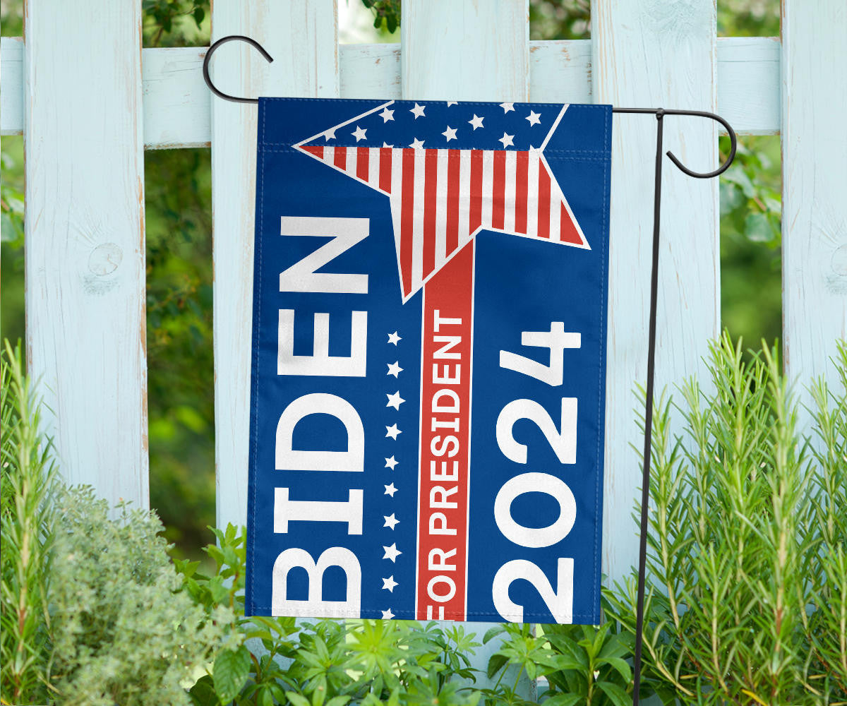 Biden For President 2024 Flag Joe Biden 2024 Flag For Supporters Presidential Election