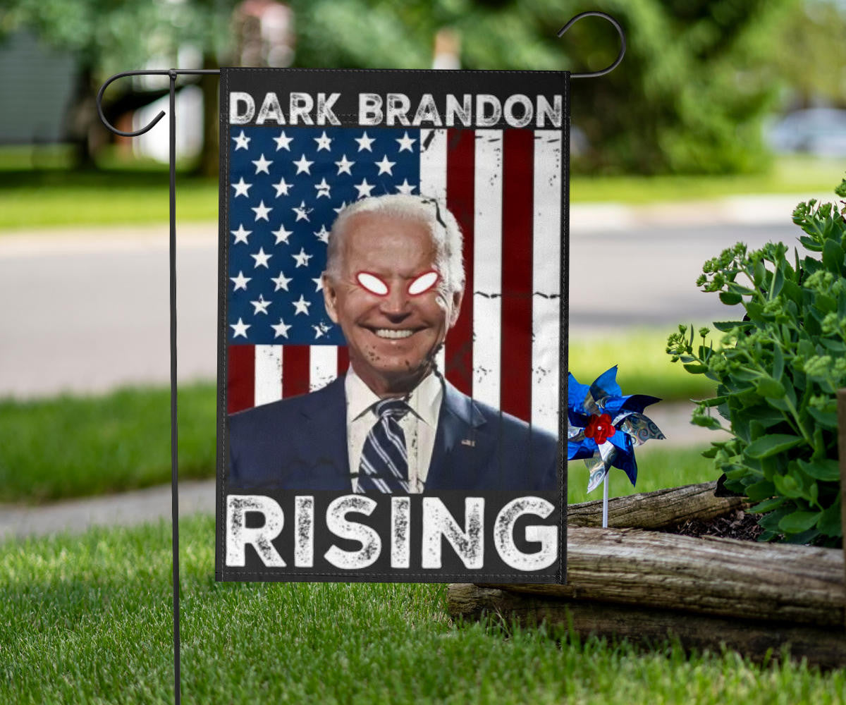 Biden Dark Brandon Rising Flag Funny Joe Biden 2024 Campaign Merchandise