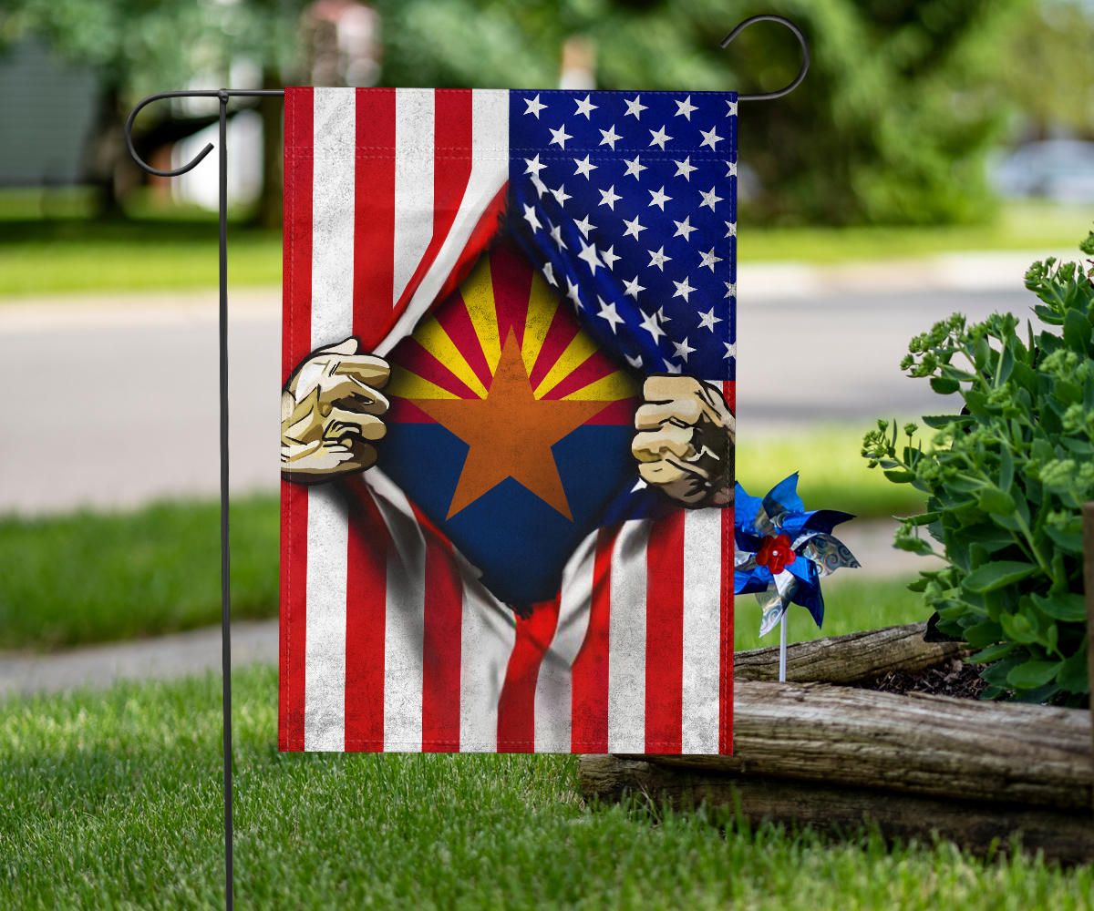 Arizona American Flag 4th Of July Patriotic Decoration