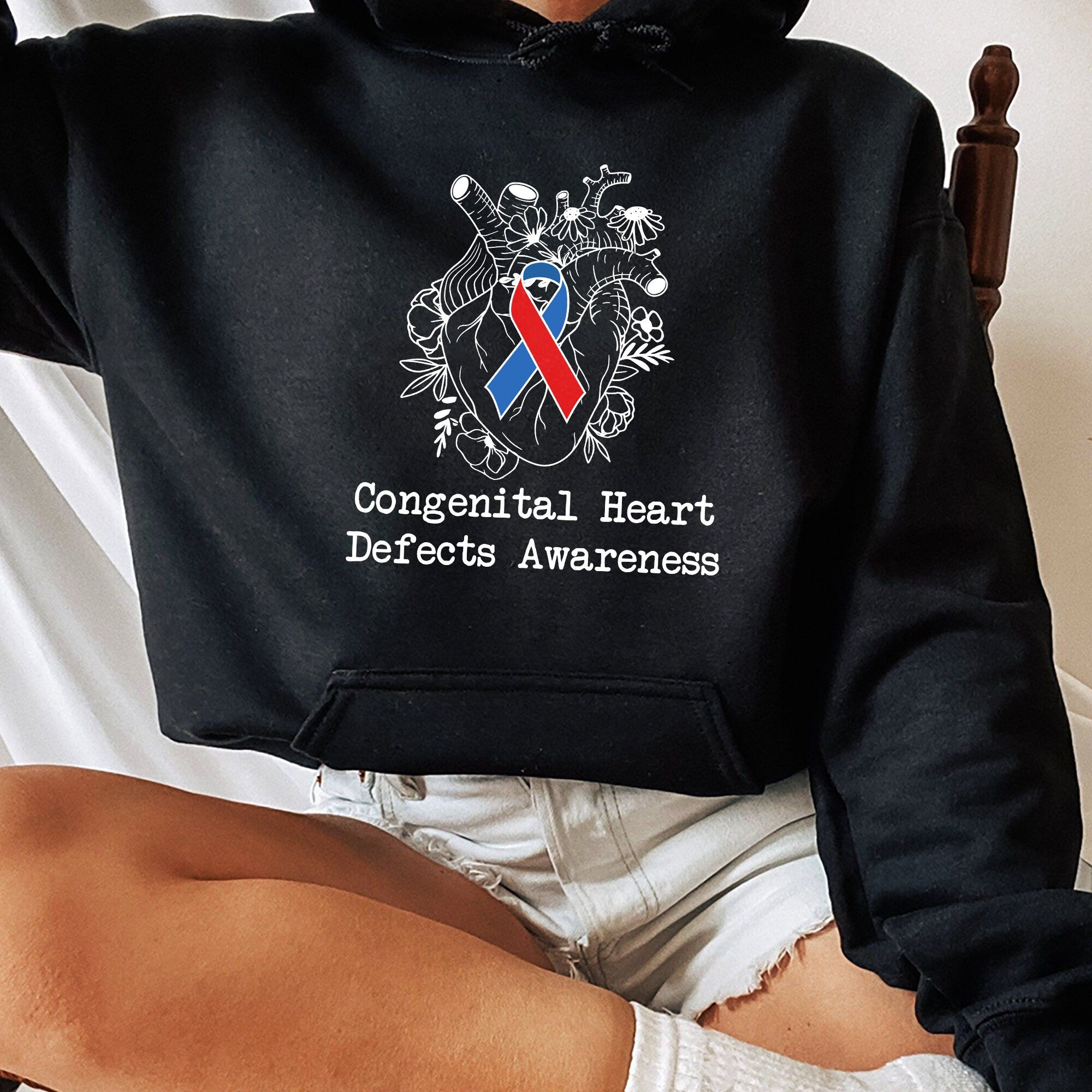 Congenital Heart Defects Awareness Shirt, CHD Awareness Hoodie, CHD Warrior Tee, Heart Disease Awareness Sweatshirt, Trending Unisex Tee