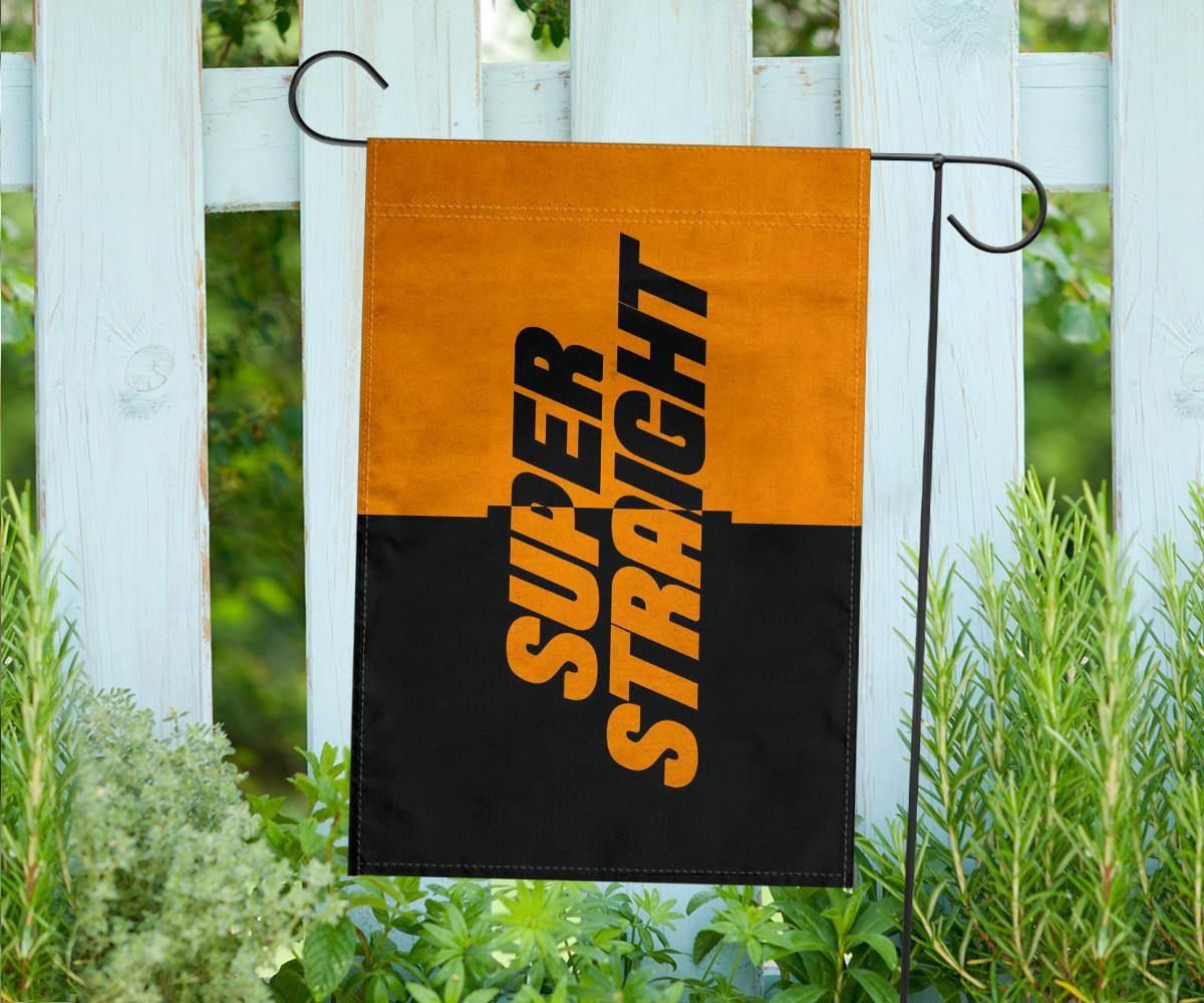 Black Orange Flag Super Straight Movement Flag Indoor Outdoor Decor