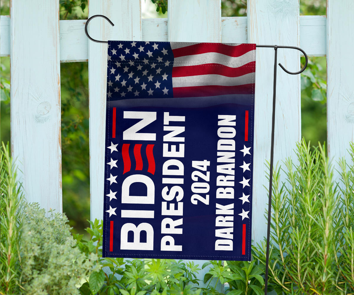 Biden President 2024 Dark Brandon Flag Joe Biden Campaign Merchandise