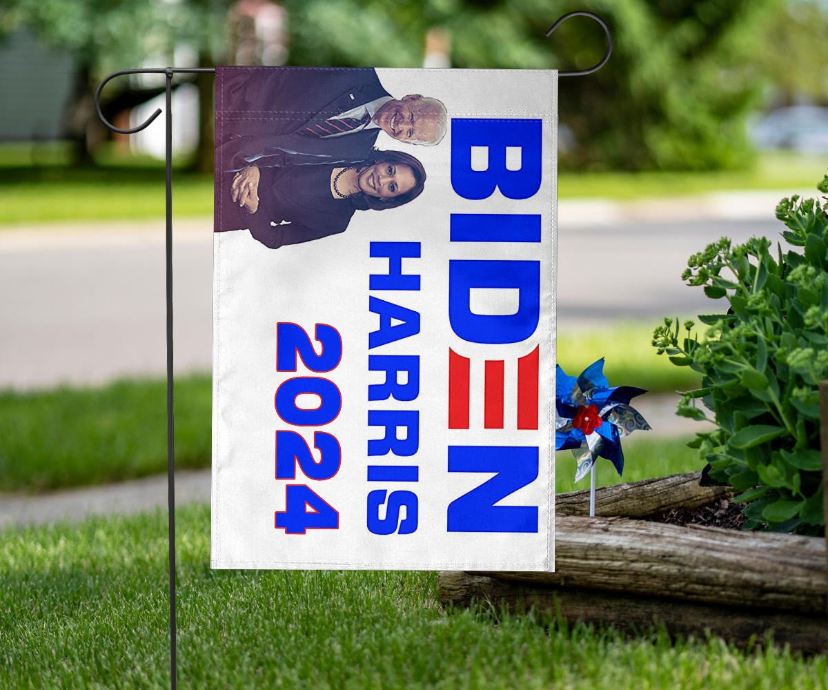 Biden Harris 2024 Flag Kamala Harris Vice President Joe Biden President 2024 Political Merch