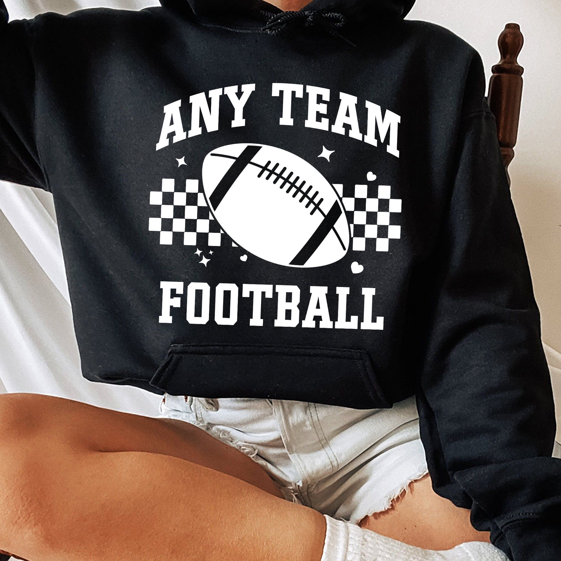 Custom Football Team Name Shirt, Trending Unisex Tee Hoodie, Football Team Matching Tee, Unique Shirt Gift, Custom Football Team Sweatshirt