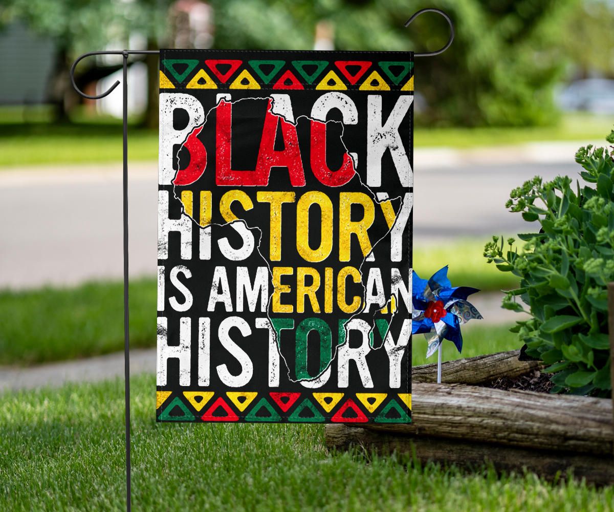 Black History Flag Black History Is American History African American Month 2024 House Decor