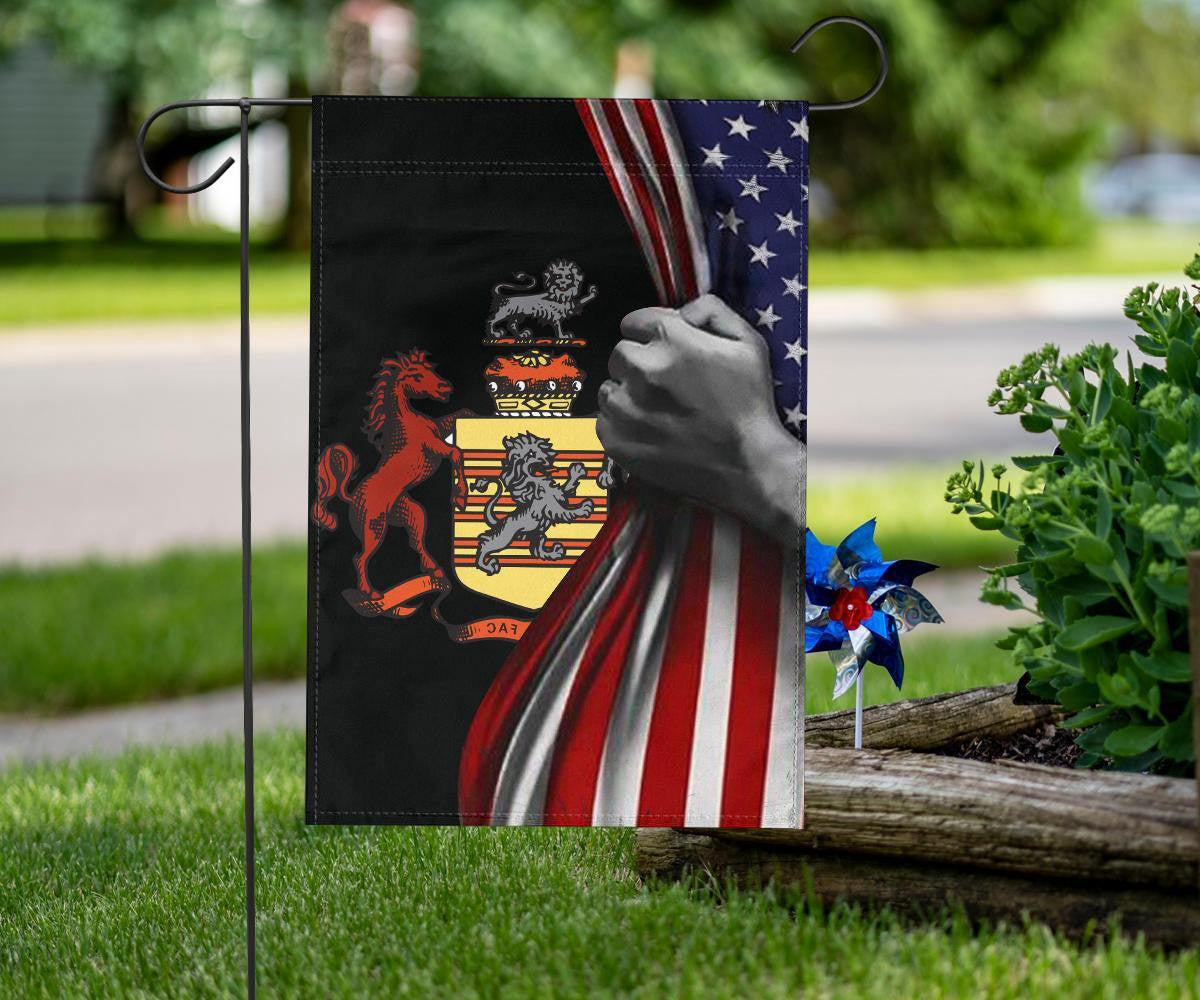 American Flag And Fairfax County Flag Fairfax County Virginia Flag House Decor