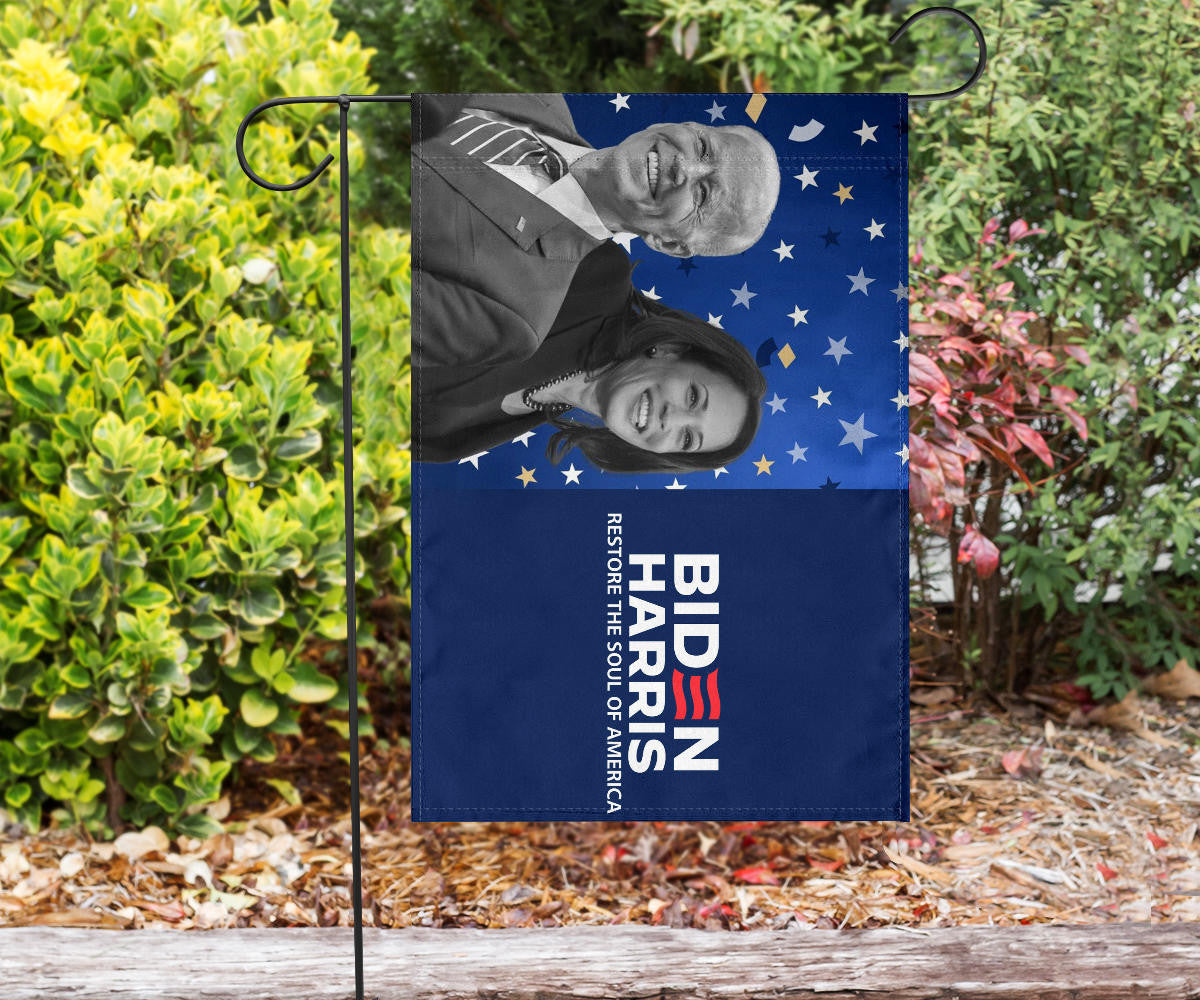 Biden Harris Restore The Soul Of America Flag 2024 Presidential Election Biden 2024 Merch