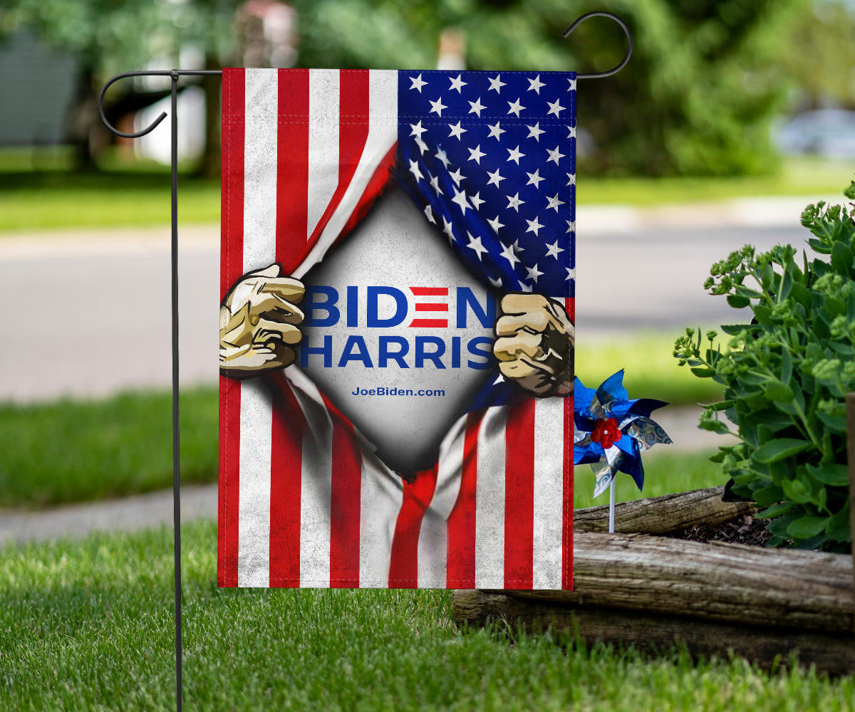 Biden Harris 2024 Flags Inside American Flag For 2024 Presidential Election