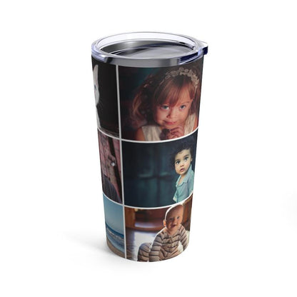 Custom Photos Collage Family Tumbler