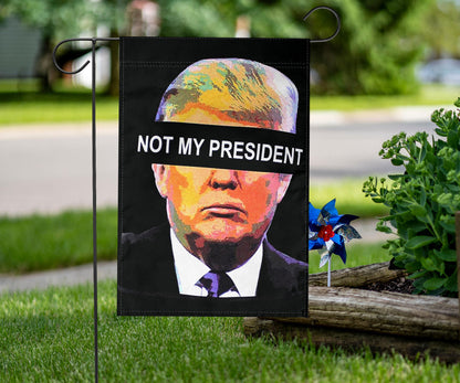 Trump Not My President Flag Trump Impeachment Anti Trump Flag Decor