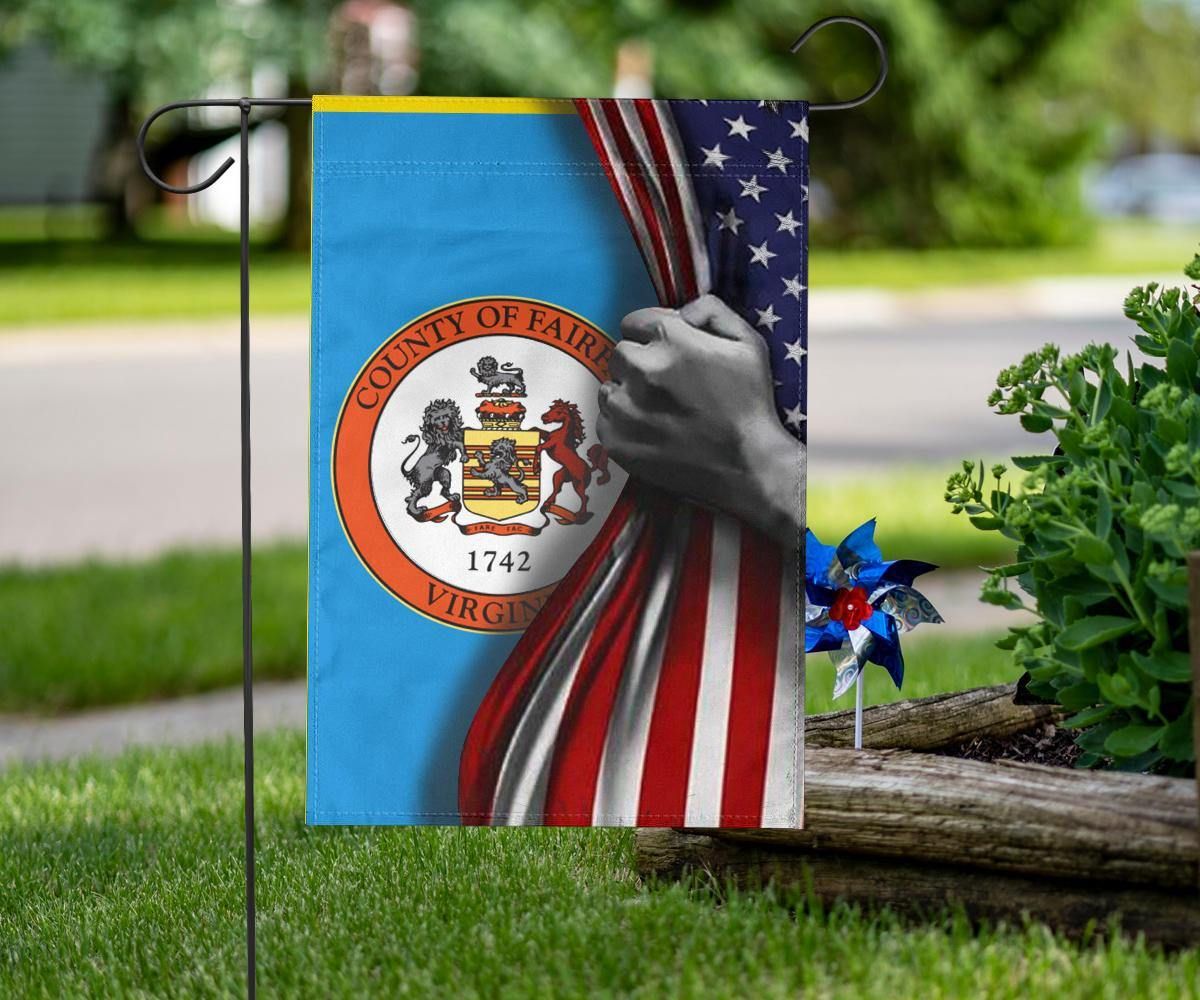 American Fairfax County Flag State Of Virginia Flag Lawn Decor