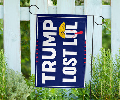 Trump Lost LOL Flag Funny Anti Trump Merchandise Support Biden For President 2024