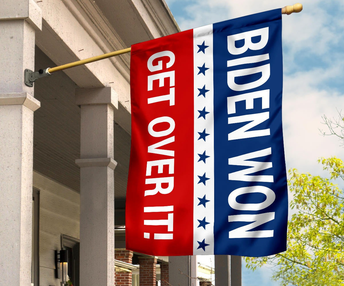 Biden Won Get Over It Flag Vote Joe Biden For President 2024 Merchandise