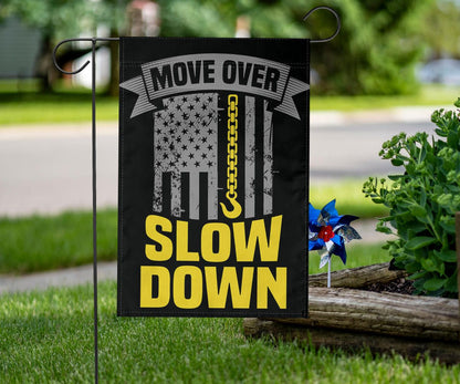 Thin Yellow Line Flag Move Over Slow Down Tow Truck Drivers Flag Gift For Home Decor