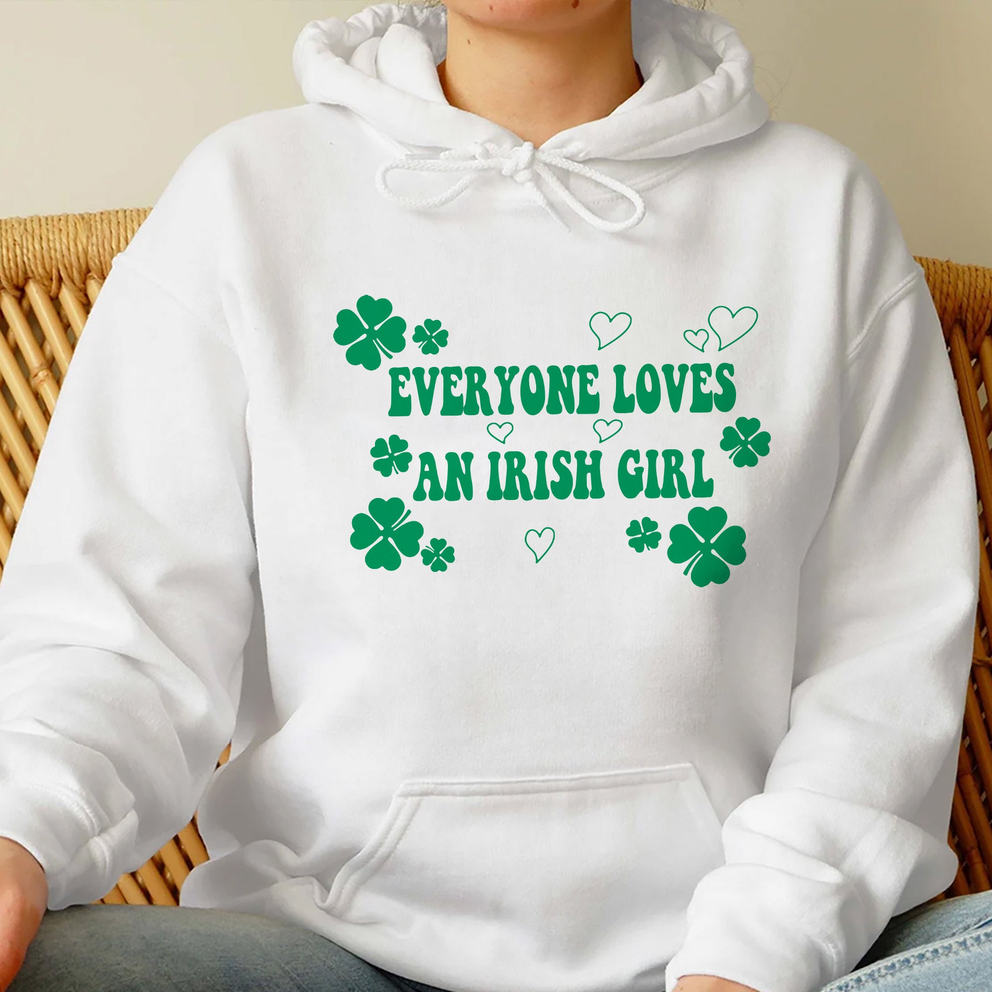 Everyone Loves an Irish Girl Women's Shirt, St. Patrick's Day T-shirt, Irish Celebration Outfit Style, Trending Shirt Gift For Her