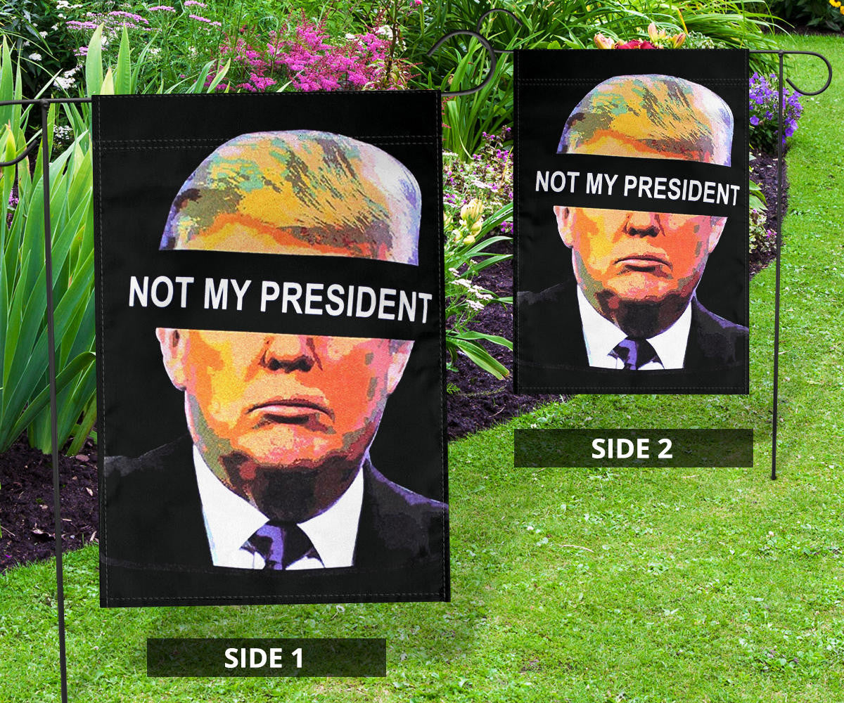 Trump Not My President Flag Trump Impeachment Anti Trump Flag Decor