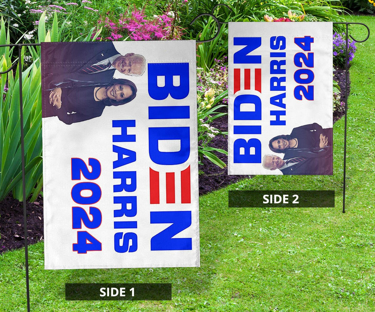 Biden Harris 2024 Flag Kamala Harris Vice President Joe Biden President 2024 Political Merch