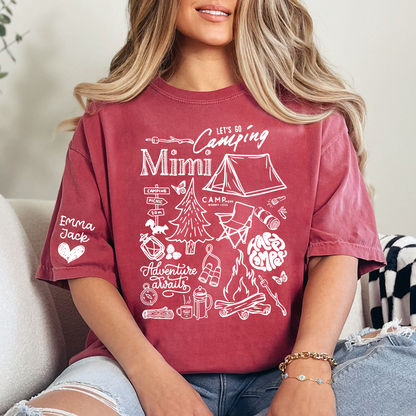 Mimi's Adventure Tee - Cozy Camping Grandma Gift Shirt