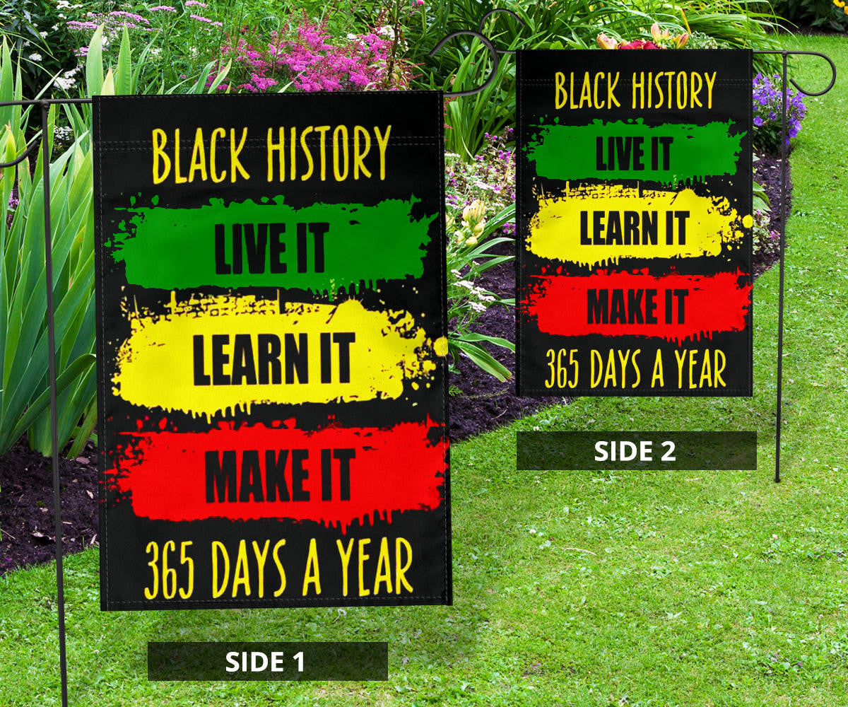 Black History Flag Black History Month Flag Red Black Green African American Month Decor