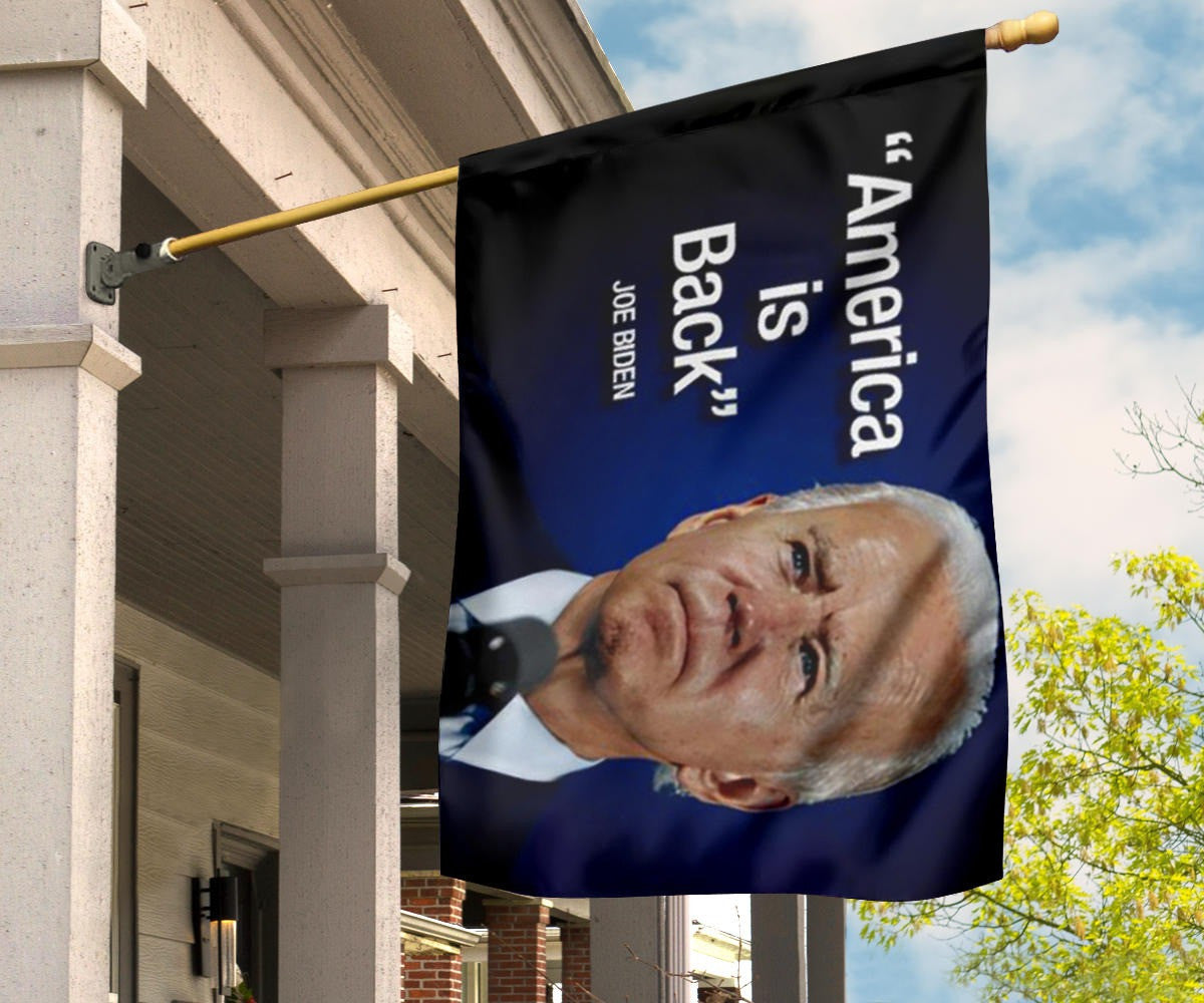 Biden 2024 Flag America Is Back Joe Biden Political Flag 2024 Presidential Election