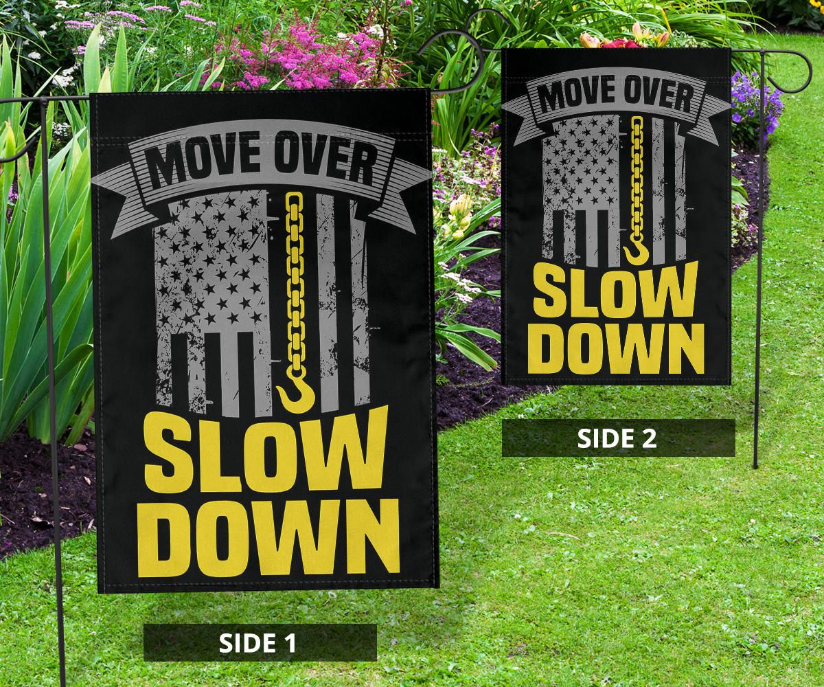 Thin Yellow Line Flag Move Over Slow Down Tow Truck Drivers Flag Gift For Home Decor