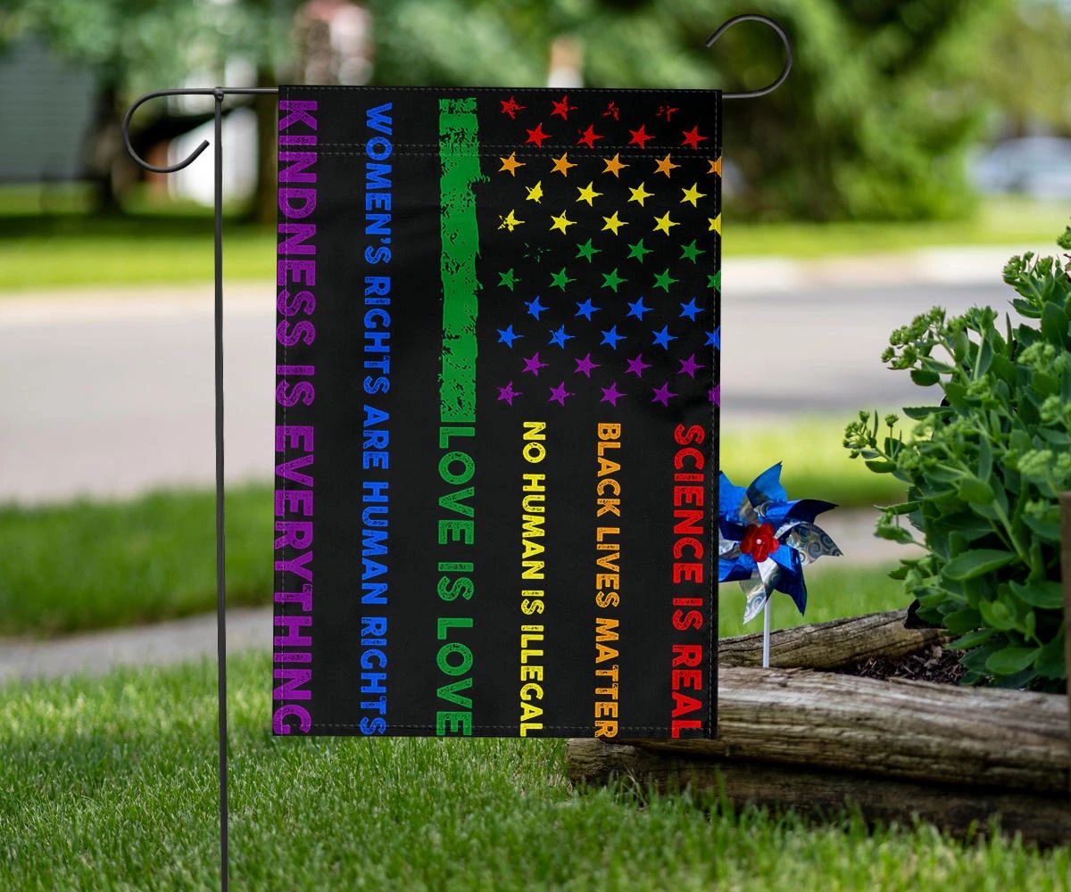 American LGBT Pride Flag Scacience Is Real Black Lives Matter Gay Flag For Pride Parade