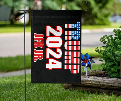 Trump 2024 Jfk Jr Flag Patriotic Garden Flags Holiday Decor Best American Flag For House