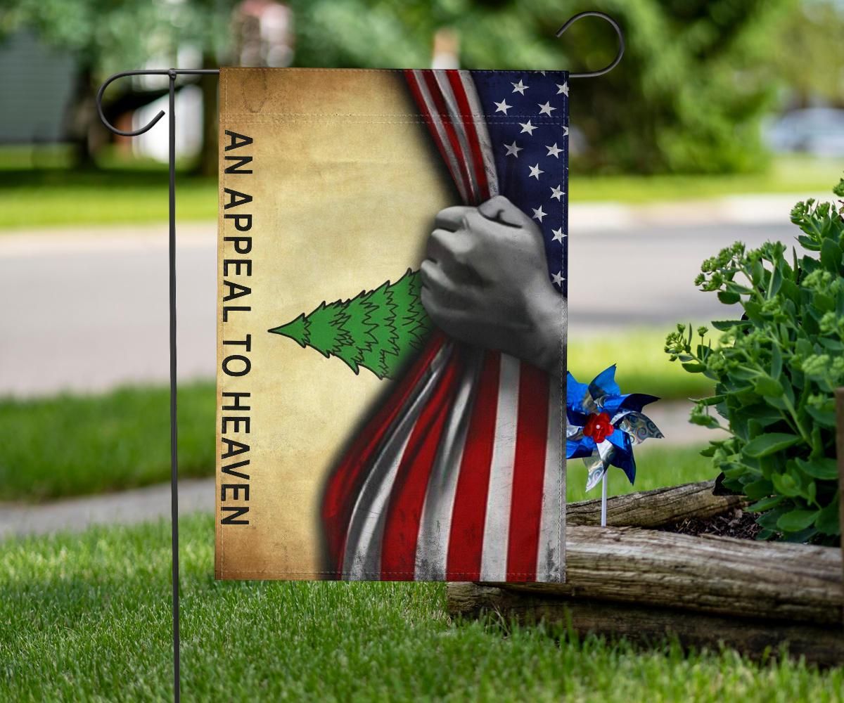 An Appeal To Heaven Flag Made In USA American Flag Vintage Patriotic Pin Tree U.S Revolution