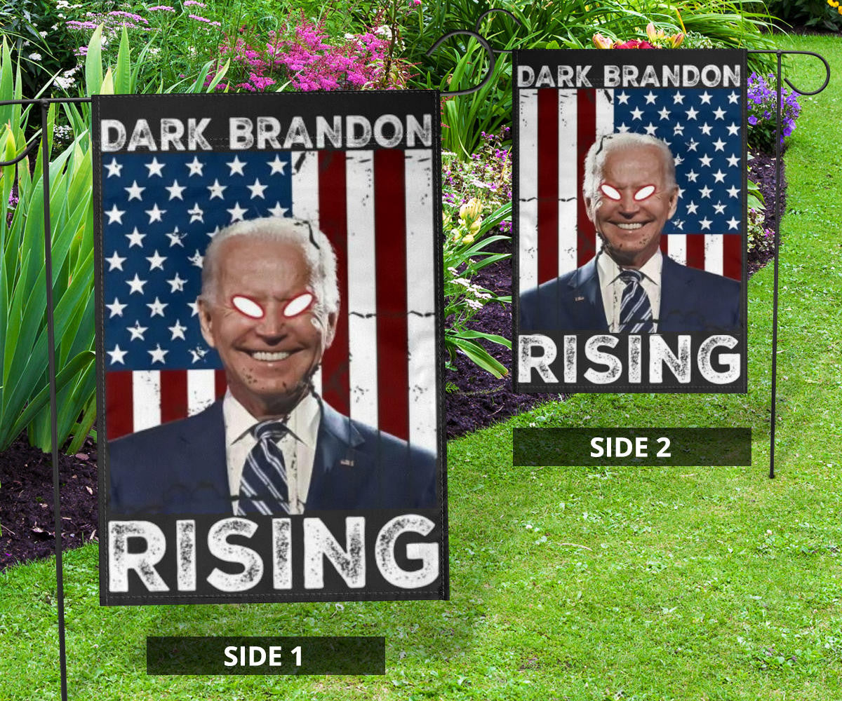 Biden Dark Brandon Rising Flag Funny Joe Biden 2024 Campaign Merchandise