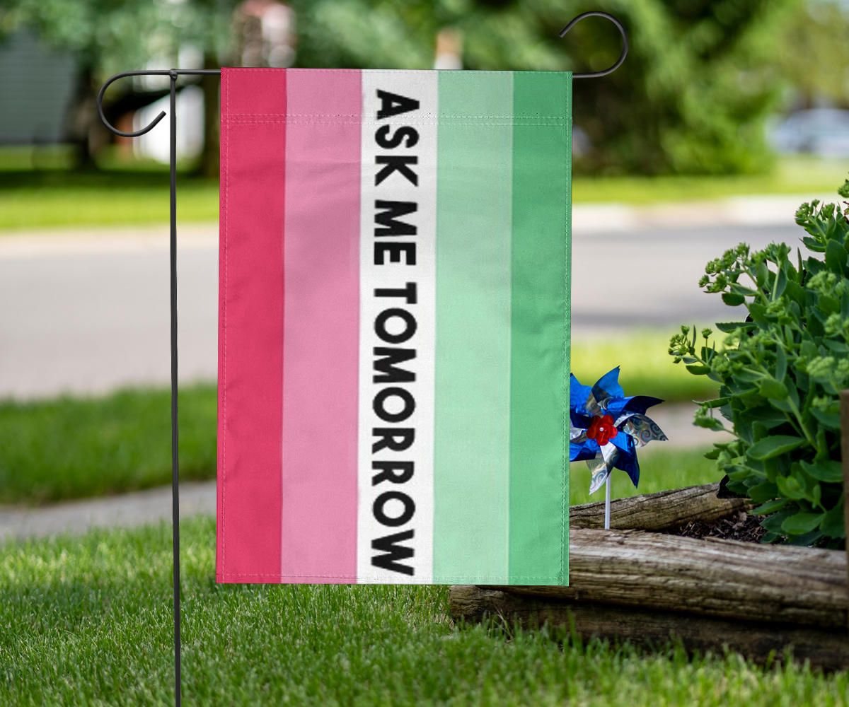 Arbosexual Flag Ask Me Tomorrow Arbosexual Pride Flag LGBT Merch