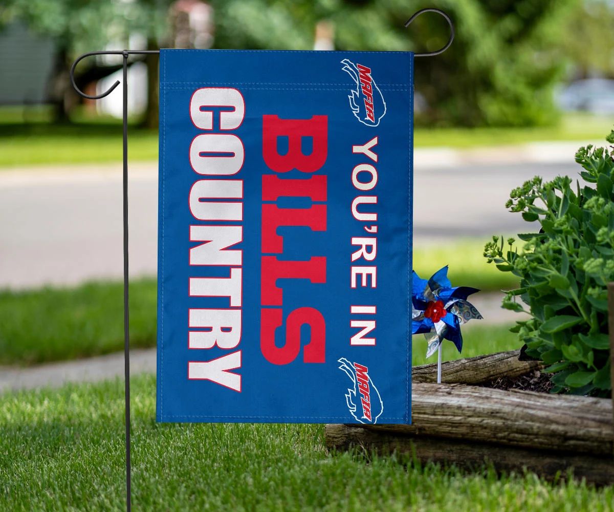 Bills Mafia Flag You're In Bills Country Buffalo Bills Sport Flag Fan Gift