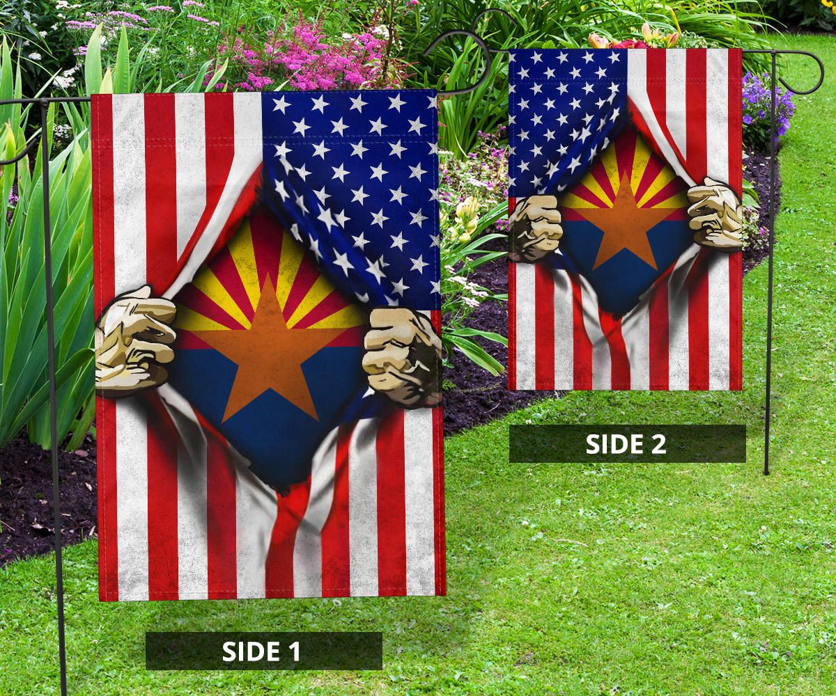 Arizona American Flag 4th Of July Patriotic Decoration