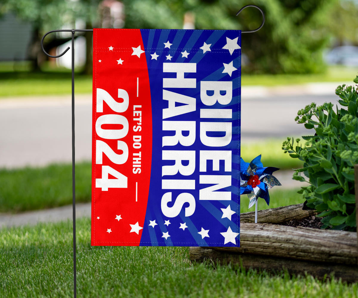 Biden Harris Let's Do This 2024 Flag Biden Harris Campaign Election 2024 Merchandise