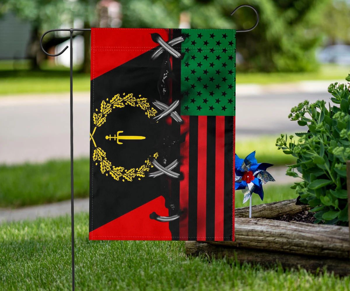 Black American Heritage Flag And African American Flag Honor Black People Liberation