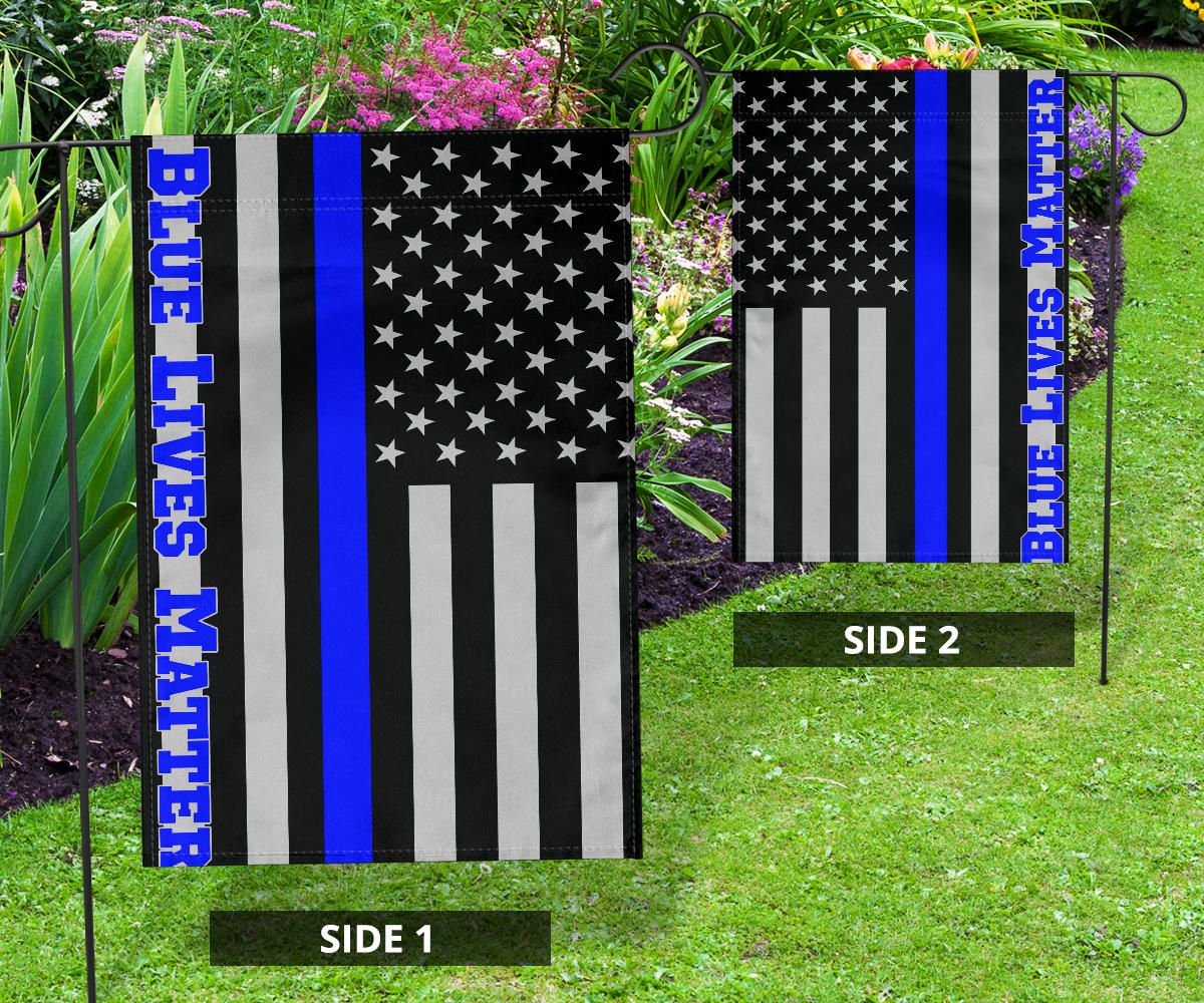 Blue Lives Matter American USA Police Flag Honoring Men Women Law Enforcement Officers