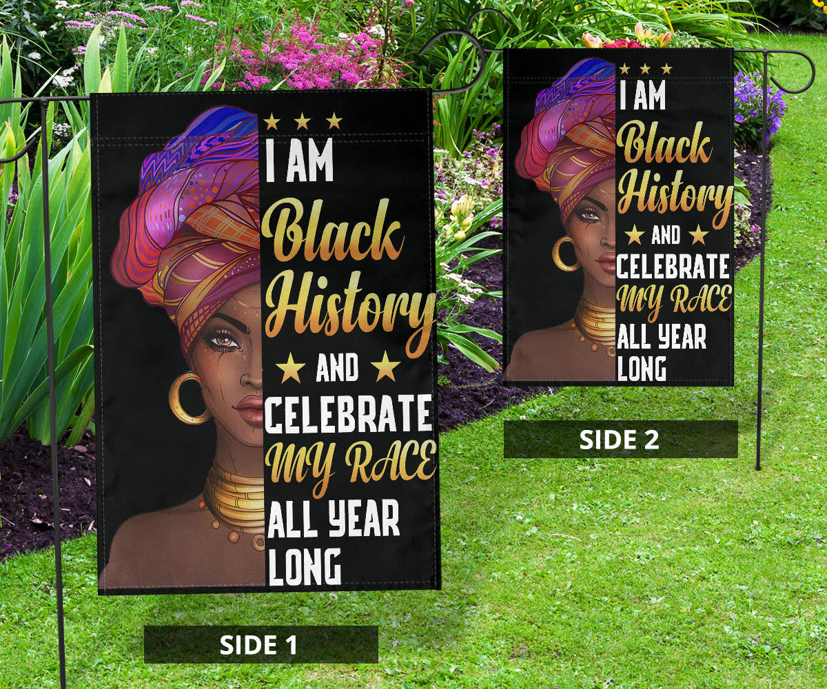 Black History Month Flag I Am Black History Women African American History Month Pride