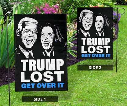 Trump Lost Lol Flag Trump Lost Get Over It Biden Harris Merchandise Funny Anti Trump