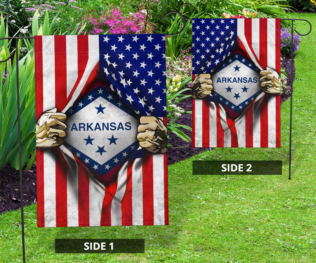 Arkansas American Flag Fourth Of July Flag Patriotic Gift